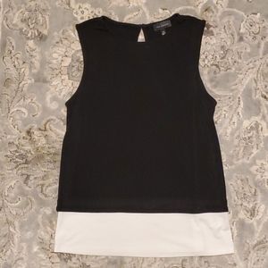 Black and white tank